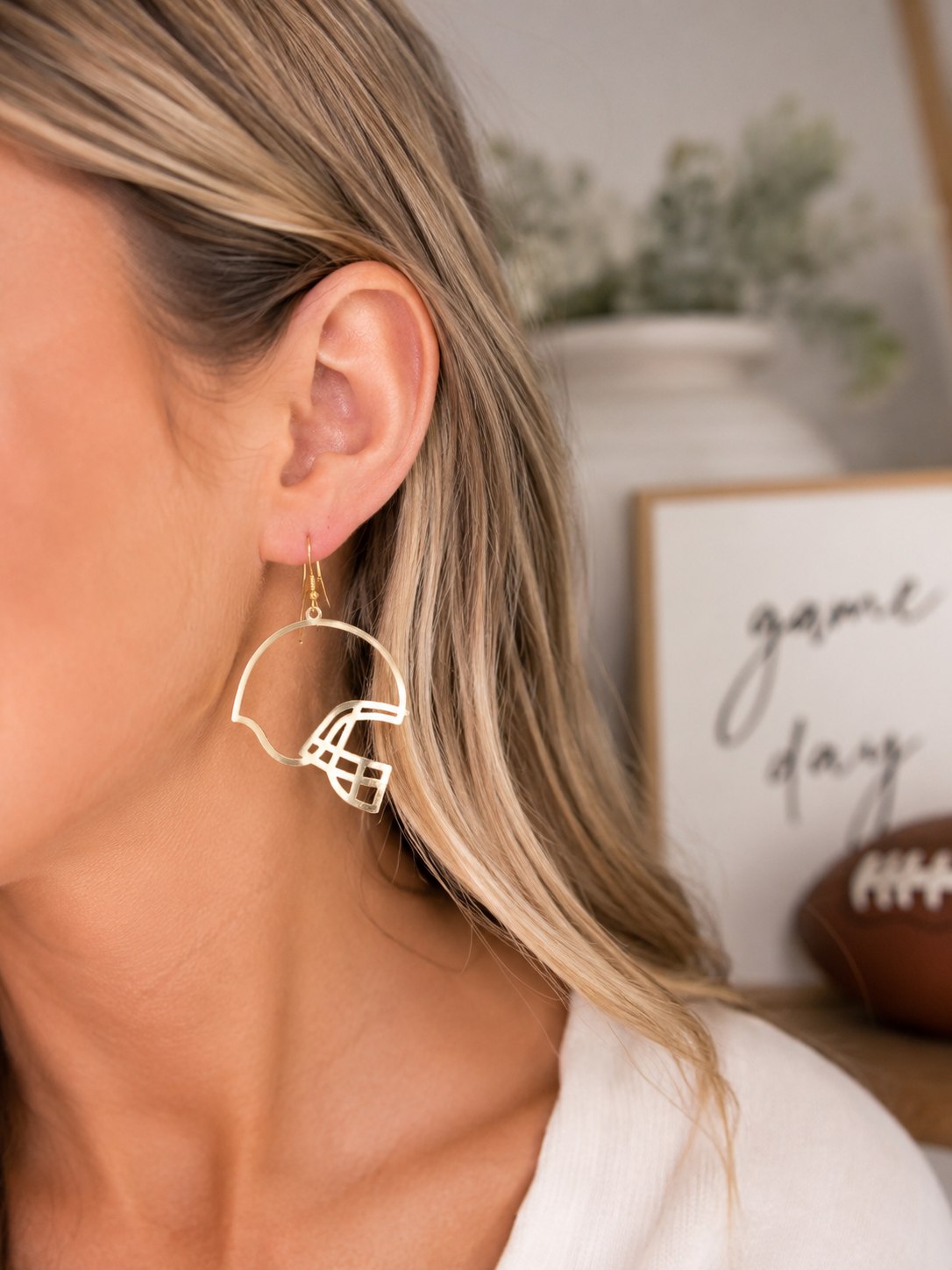 Line of Scrimmage Earrings