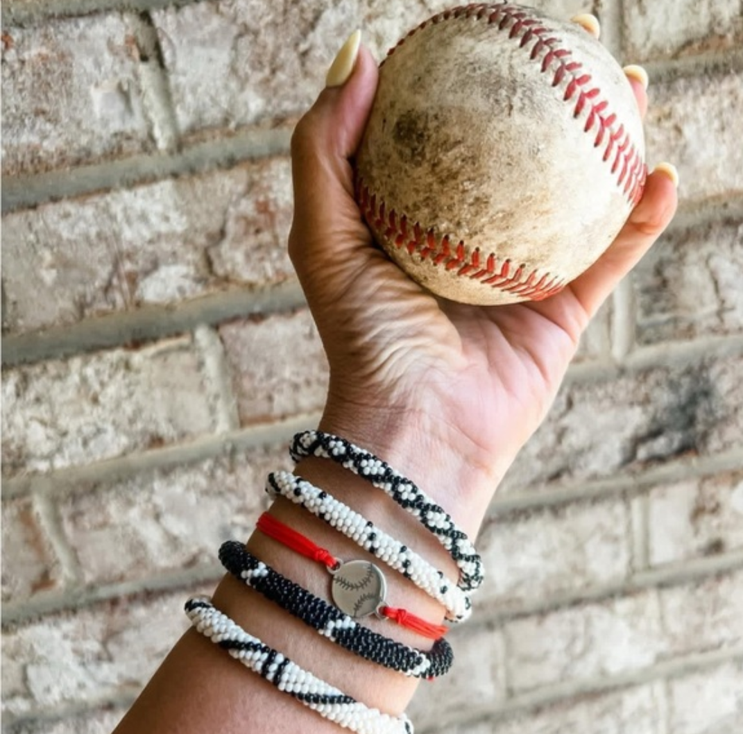 Baseball Corded Bracelet