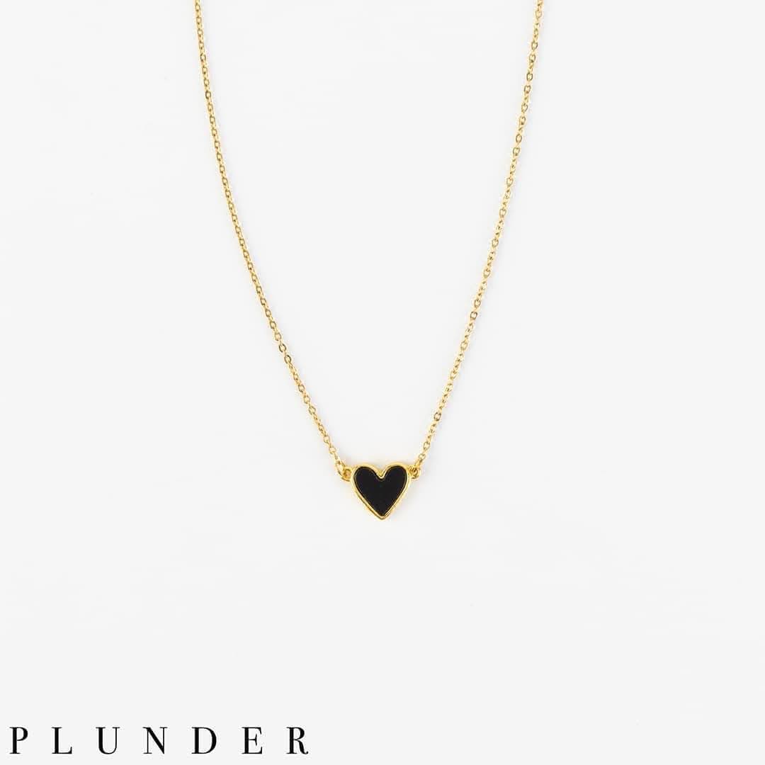 Midnight Heart Necklace
