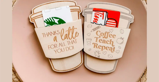 Wooden Gift Card Holder