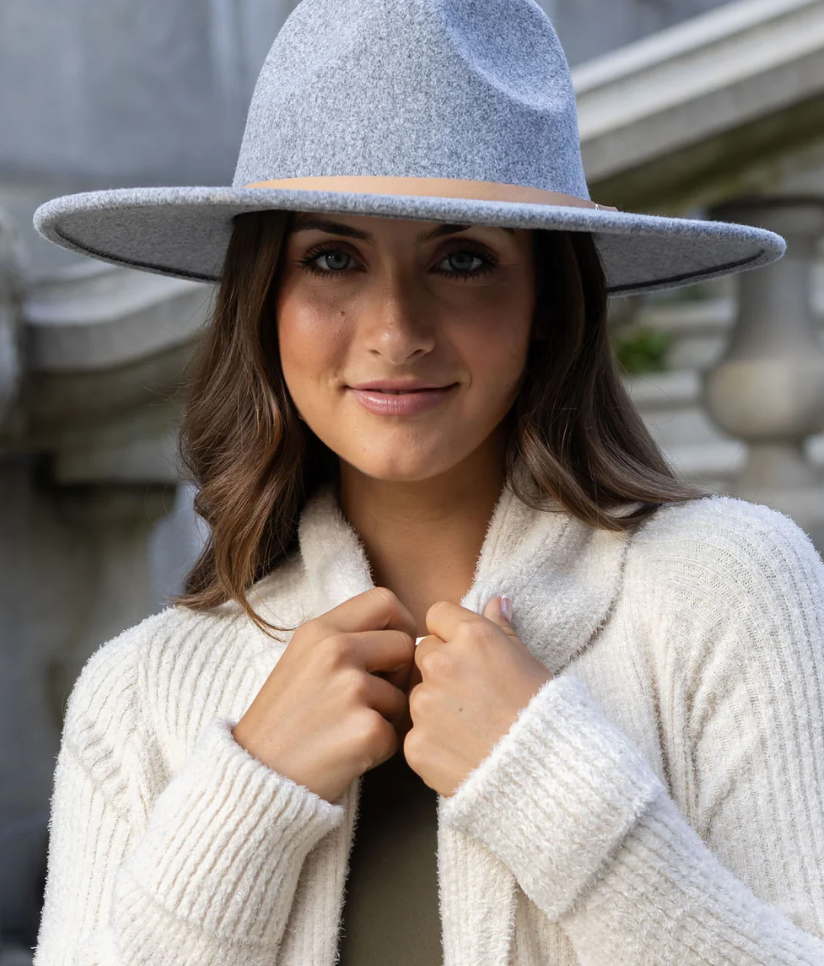 Wide Brim Felt Hat