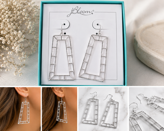 Elegant Edge Earrings