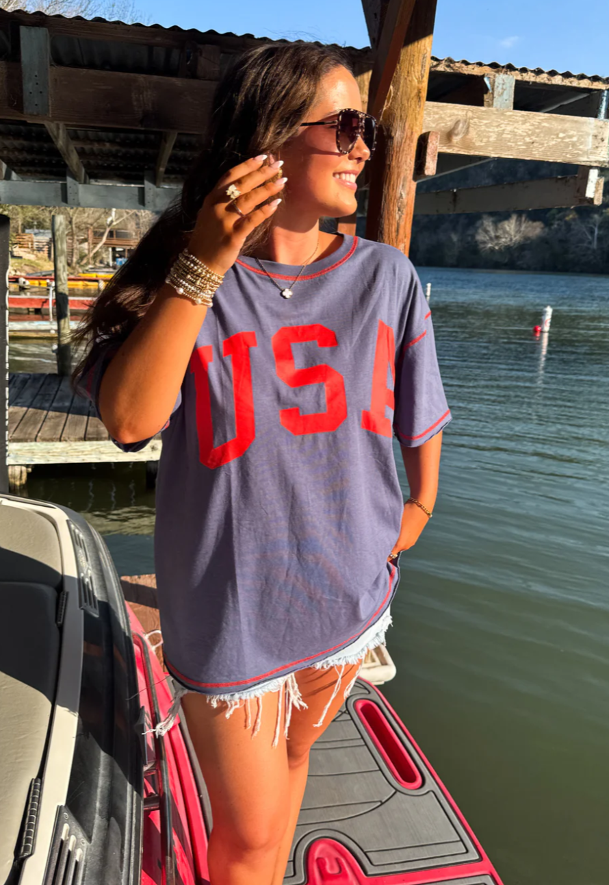 USA All-American Oversized Tee
