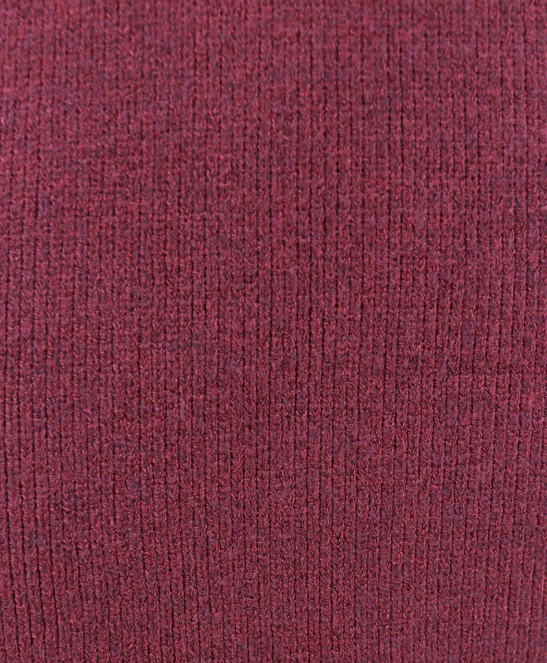 Faux Wrap Cabernet Sweater Dress