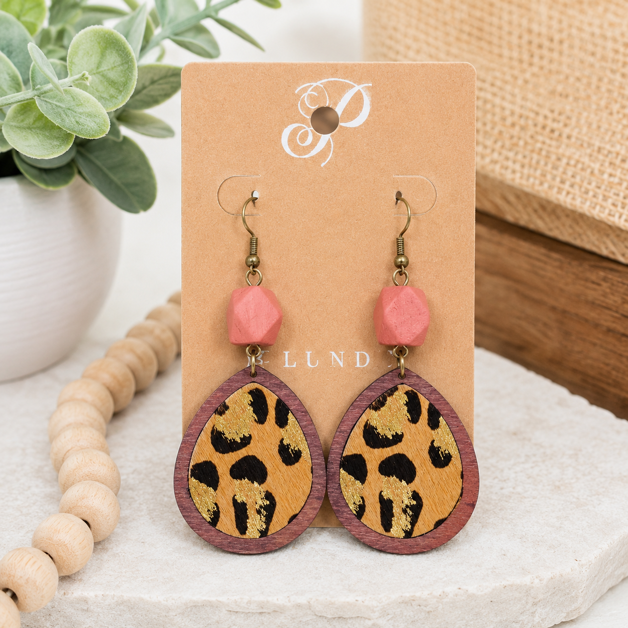 Blush Wild Heart Earrings