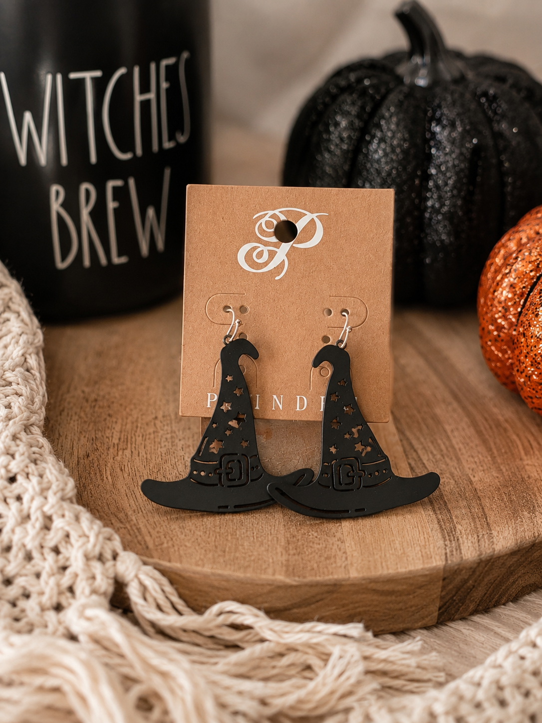 Spellbound Witch Hat Earrings