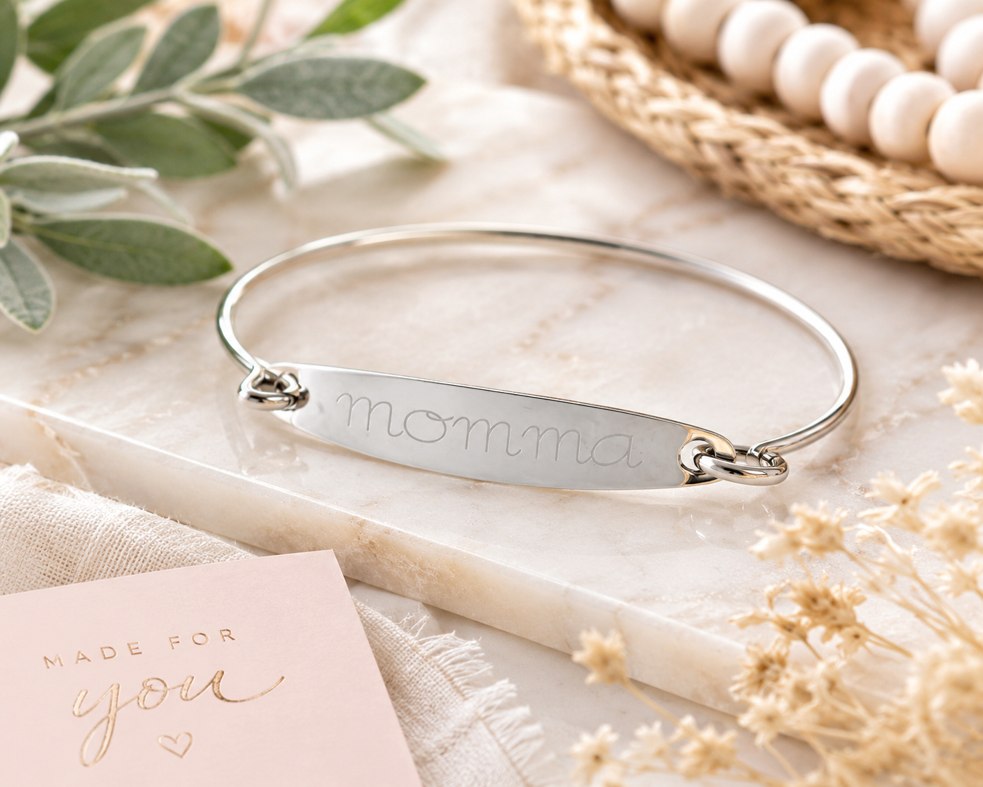 Momma Bangle Bracelet