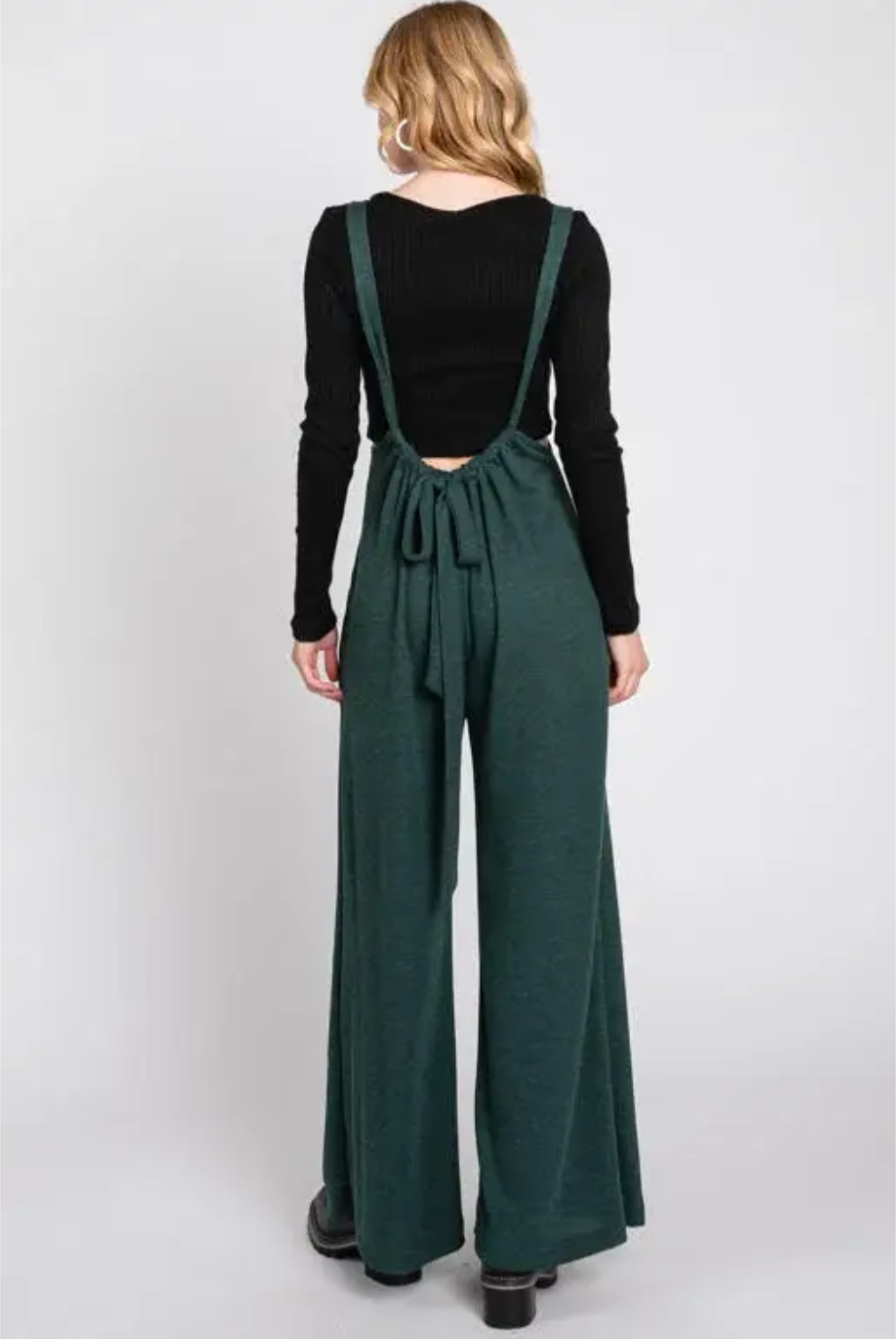 Knit Suspender Jumpsuit