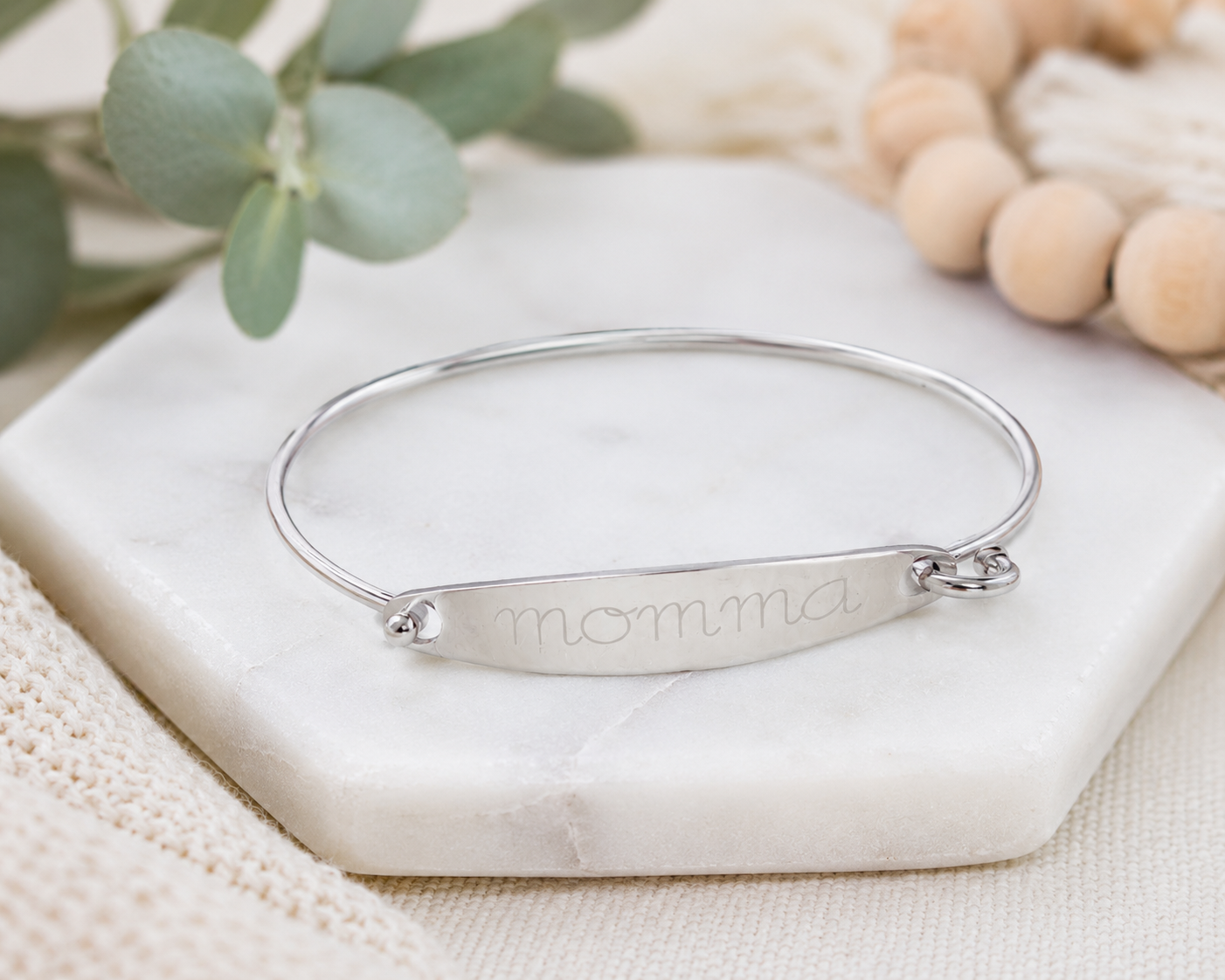 Momma Bangle Bracelet