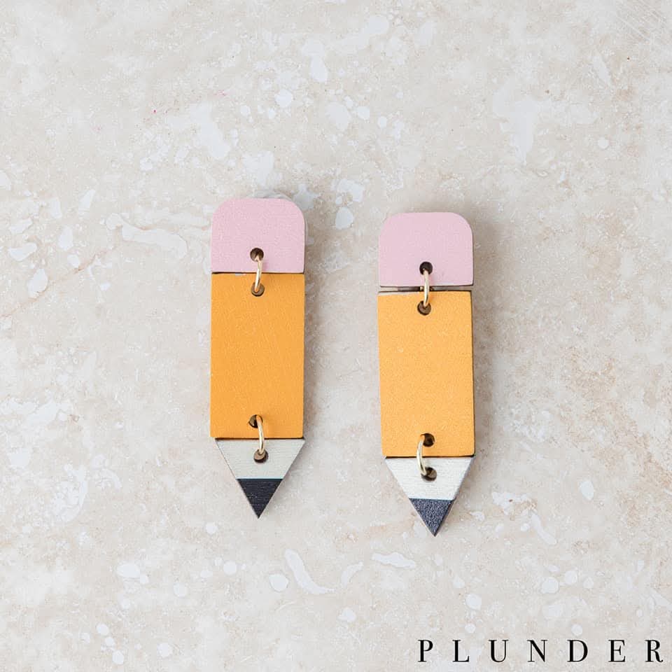 Pencil Me In Earrings