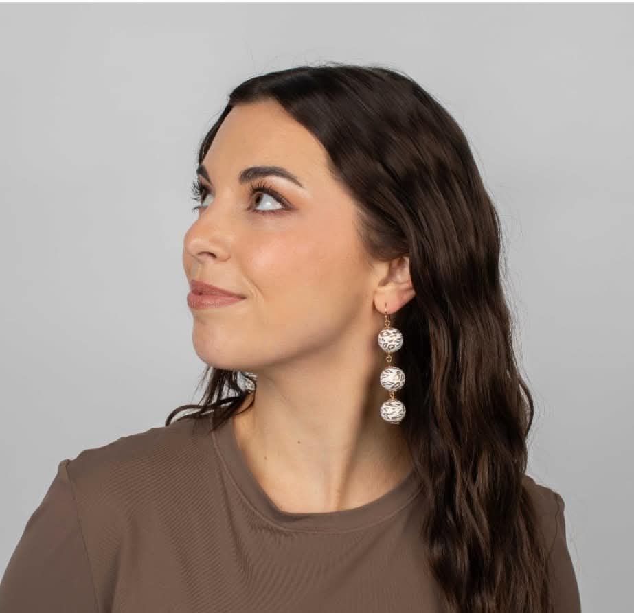 Golden Cheetah Earrings