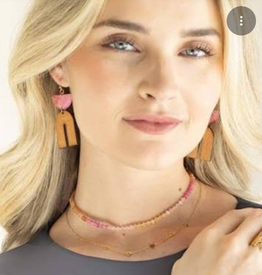 Rosie and Birch Drop Earrings