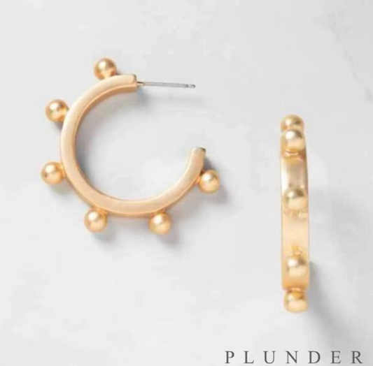 Morgan Hoop Earrings