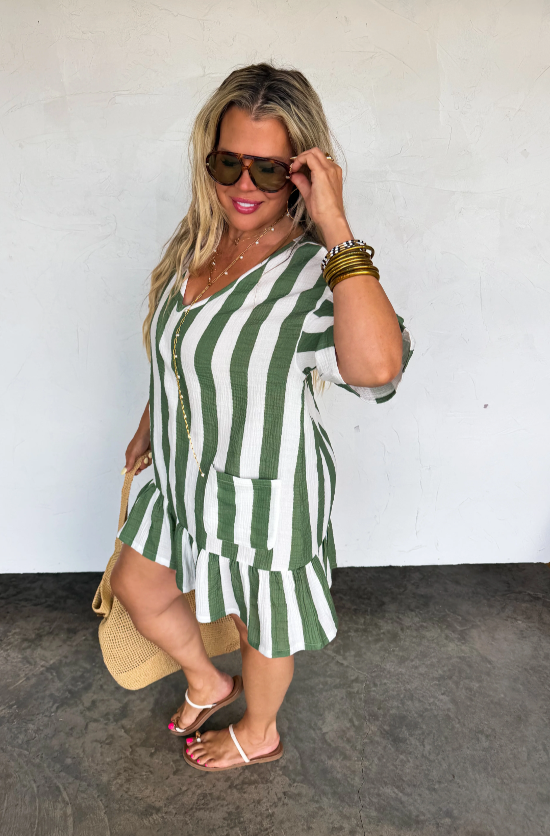 By The Sea Striped Dress