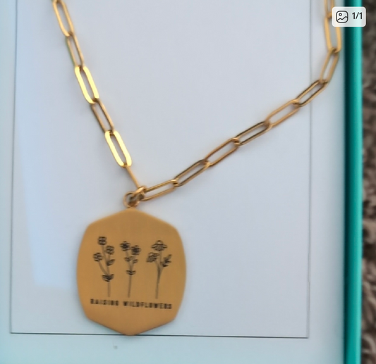 Raising Wildflowers Pendant Necklace