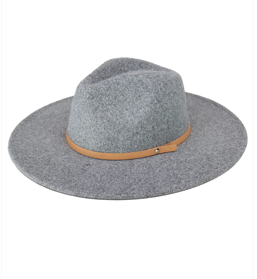 Wide Brim Felt Hat