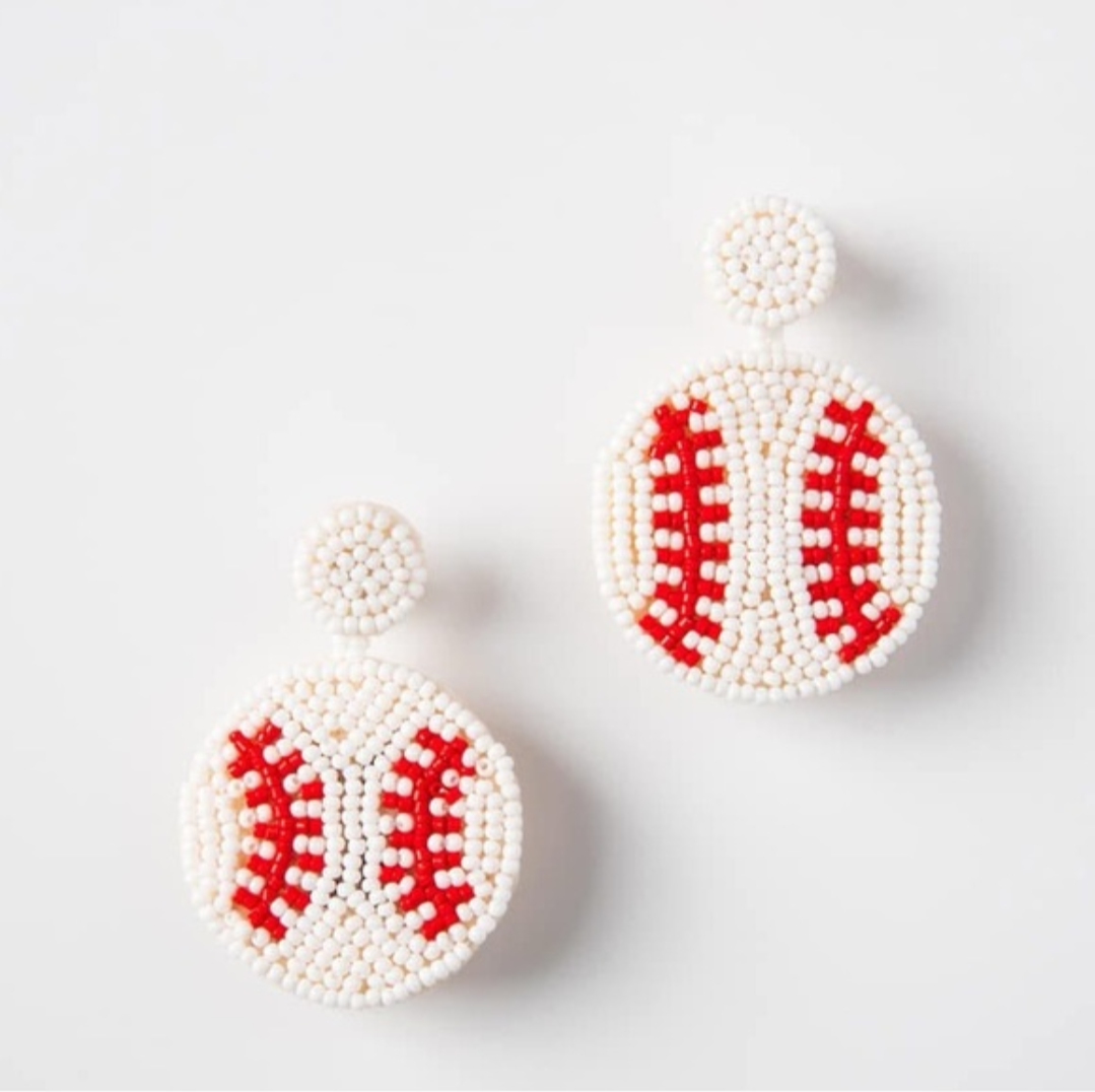 Game Day Glam Beaded Earrings