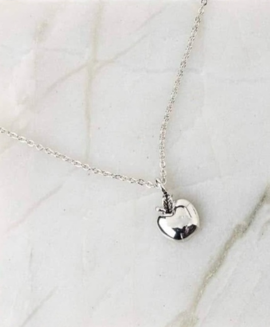 Teacher's Apple Necklace