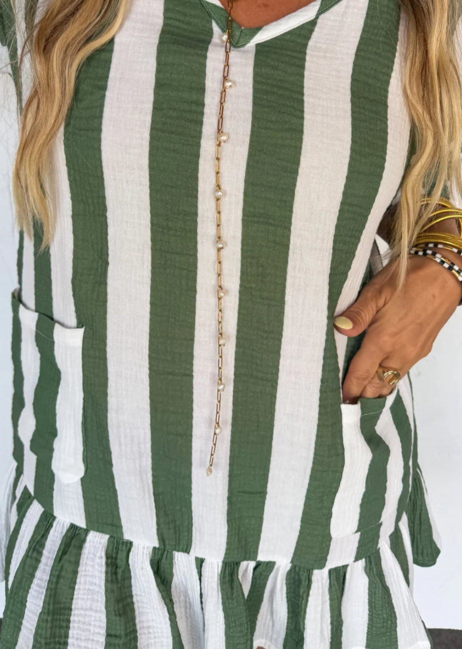 By The Sea Striped Dress