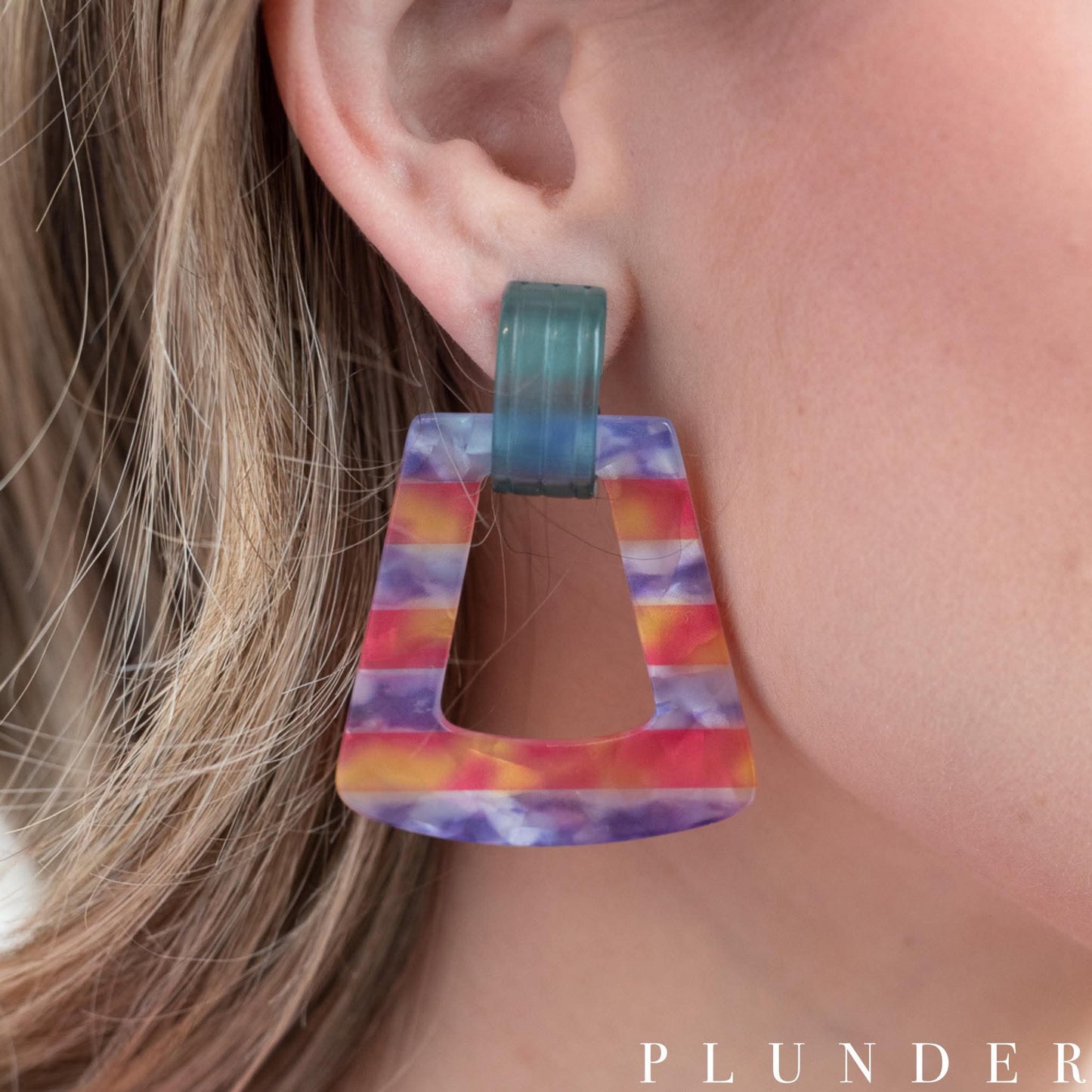 Tropical Mosaic Earrings